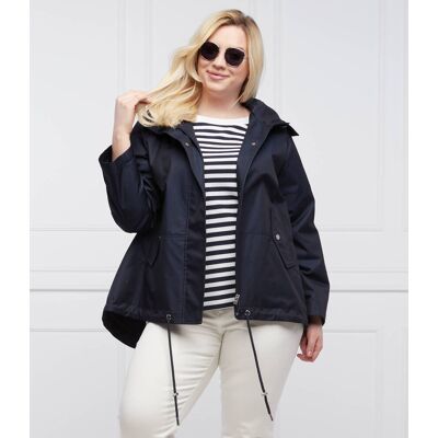 Persona by Marina Rinaldi Płaszcz TARO Plus size granatowy 40 Persona by Marina Rinaldi Płaszcz TARO Plus size granatowy 40