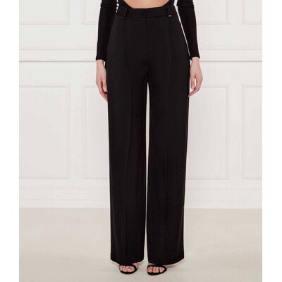 Elisabetta Franchi Spodnie Regular Fit z dodatkiem wełny czarny 42 Elisabetta Franchi Spodnie Regular Fit z dodatkiem wełny czarny 42