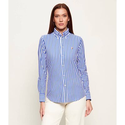 Polo Ralph Lauren Koszula Slim Fit knit oxford granatowy XS Polo Ralph Lauren Koszula Slim Fit knit oxford granatowy XS