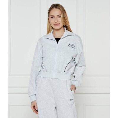 Guess ACTIVE Bluza NIGELLA Cropped Fit szary S Guess ACTIVE Bluza NIGELLA Cropped Fit szary S