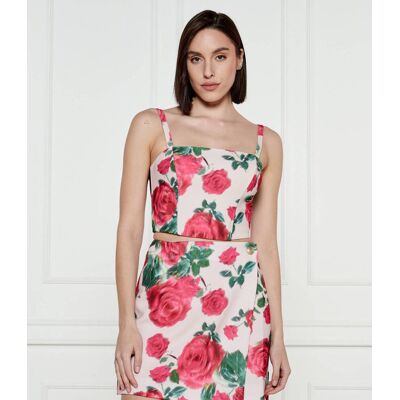 Guess Top Cropped Fit różowy XL Guess Top Cropped Fit różowy XL