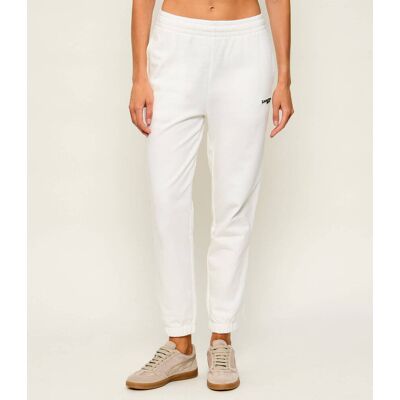 Lacoste Spodnie dresowe Regular Fit biały 36 Lacoste Spodnie dresowe Regular Fit biały 36