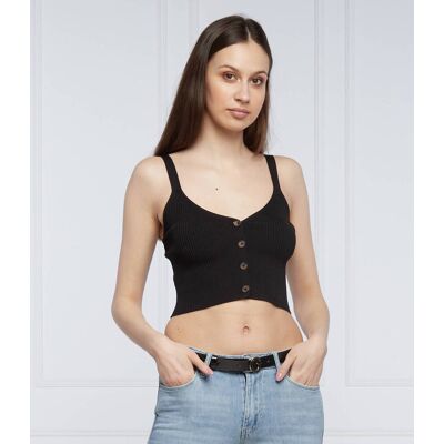 Guess Top DIANE Slim Fit czarny L Guess Top DIANE Slim Fit czarny L