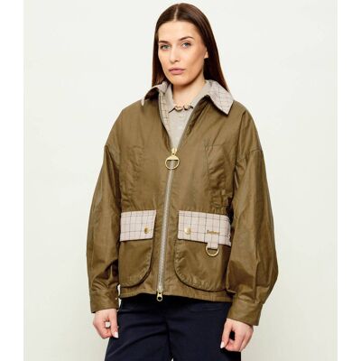 Barbour Kurtka Launton Loose fit khaki 36 Barbour Kurtka Launton Loose fit khaki 36