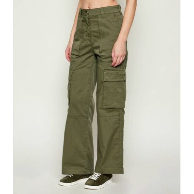 Aeronautica Militare Spodnie cargo Regular Fit zielony 40 Aeronautica Militare Spodnie cargo Regular Fit zielony 40