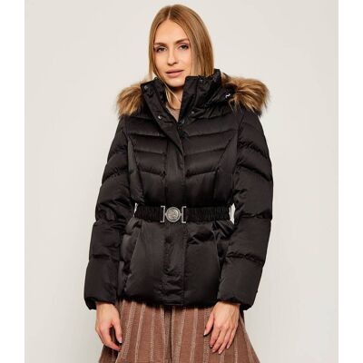 Guess Puchowa kurtka MARINA Regular Fit czarny XXL Guess Puchowa kurtka MARINA Regular Fit czarny XXL