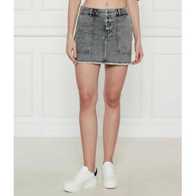 Michael Kors Jeansowa spódnica FRAYD szary 34 Michael Kors Jeansowa spódnica FRAYD szary 34
