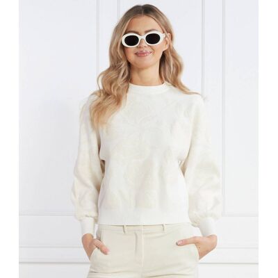 Marella Sweter ISERNIA Regular Fit ecru XL Marella Sweter ISERNIA Regular Fit ecru XL