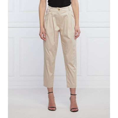 Silvian Heach Spodnie MANTIKE carrot fit high waist piaskowy 40 Silvian Heach Spodnie MANTIKE carrot fit high waist piaskowy 40