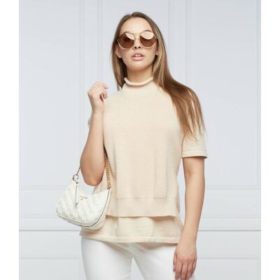 RIANI Sweter Regular Fit beżowy 40 RIANI Sweter Regular Fit beżowy 40