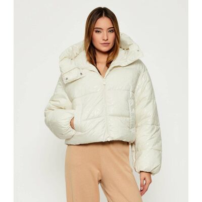 Pinko Kurtka INFUSO Regular Fit ecru XS Pinko Kurtka INFUSO Regular Fit ecru XS