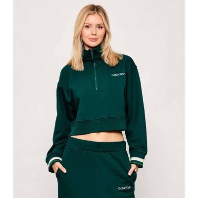 Calvin Klein Performance Bluza Relaxed fit butelkowa zieleń L Calvin Klein Performance Bluza Relaxed fit butelkowa zieleń L