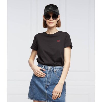 Levi's T-shirt PERFECT Regular Fit czarny XXS Levi's T-shirt PERFECT Regular Fit czarny XXS