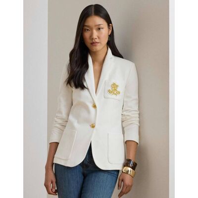 Polo Ralph Lauren LAUREN RALPH LAUREN Marynarka Anfisa Slim Fit biały S Polo Ralph Lauren LAUREN RALPH LAUREN Marynarka Anfisa Slim Fit biały S