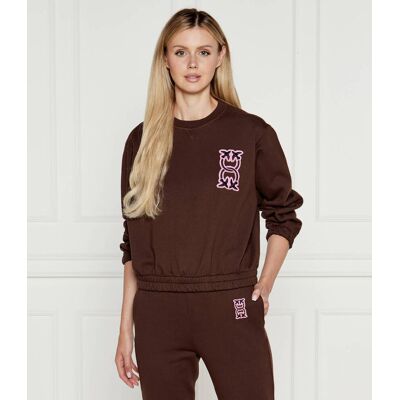Pinko Bluza Regular Fit brązowy S Pinko Bluza Regular Fit brązowy S