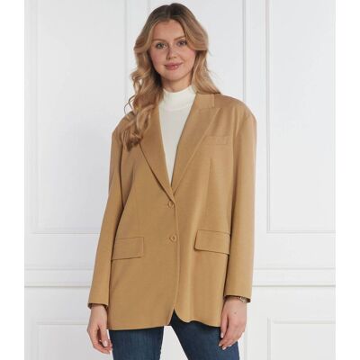 Weekend MaxMara Marynarka RIOM Relaxed fit beżowy L Weekend MaxMara Marynarka RIOM Relaxed fit beżowy L