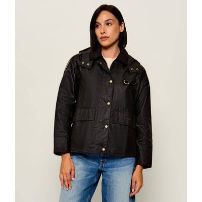 Barbour Kurtka Avon Regular Fit czarny 44 Barbour Kurtka Avon Regular Fit czarny 44