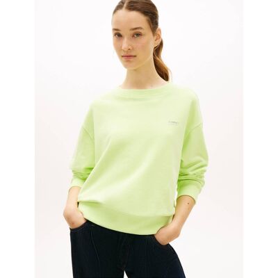 Tommy Jeans Bluza Loose fit limonkowy XS Tommy Jeans Bluza Loose fit limonkowy XS