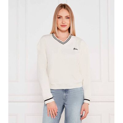 Guess ACTIVE Sweter IRIS Regular Fit ecru L Guess ACTIVE Sweter IRIS Regular Fit ecru L