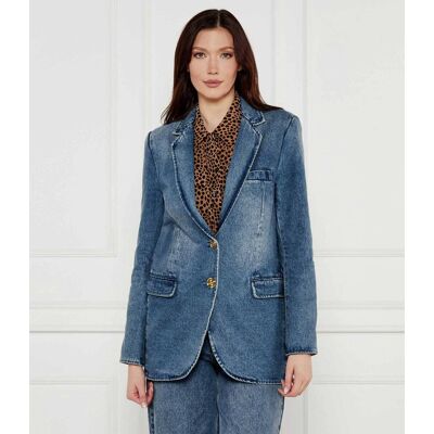 Michael Kors Jeansowa marynarka MENSEY Relaxed fit niebieski 36 Michael Kors Jeansowa marynarka MENSEY Relaxed fit niebieski 36