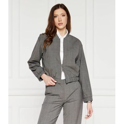Marella SPORT Kurtka bomber Pleiadi Cropped Fit z dodatkiem wełny szary 38 Marella SPORT Kurtka bomber Pleiadi Cropped Fit z dodatkiem wełny szary 38
