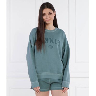 Pinko Bluza MACARONS Relaxed fit turkusowy XS Pinko Bluza MACARONS Relaxed fit turkusowy XS