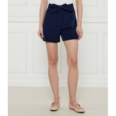 Guess Szorty + pasek NEW VALENTINA Loose fit granatowy S Guess Szorty + pasek NEW VALENTINA Loose fit granatowy S