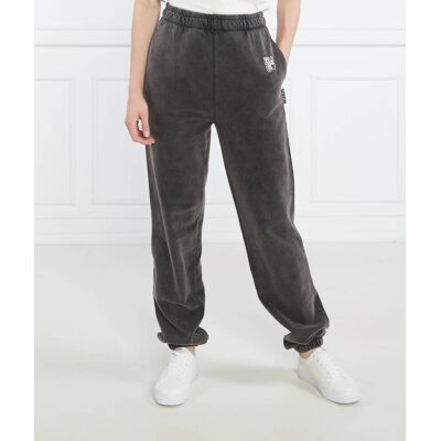 HUGO Spodnie dresowe Njola_1 Relaxed fit czarny L HUGO Spodnie dresowe Njola_1 Relaxed fit czarny L