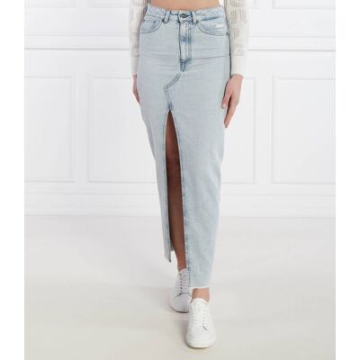 DONDUP - made in Italy Jeansowa spódnica błękitny 30 DONDUP - made in Italy Jeansowa spódnica błękitny 30