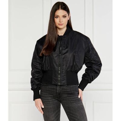 HUGO Kurtka bomber Falynn-1 Relaxed fit czarny L HUGO Kurtka bomber Falynn-1 Relaxed fit czarny L
