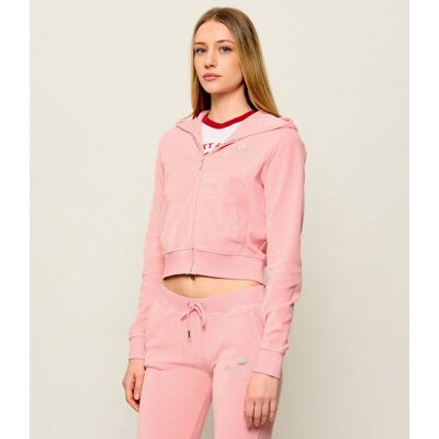 Sporty&Rich; Bluza Sporty & Rich x Juicy Couture Cropped Fit różowy L Sporty&Rich; Bluza Sporty & Rich x Juicy Couture Cropped Fit różowy L