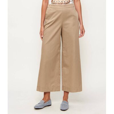 MM Spodnie Dream flare fit beżowy 38 MM Spodnie Dream flare fit beżowy 38