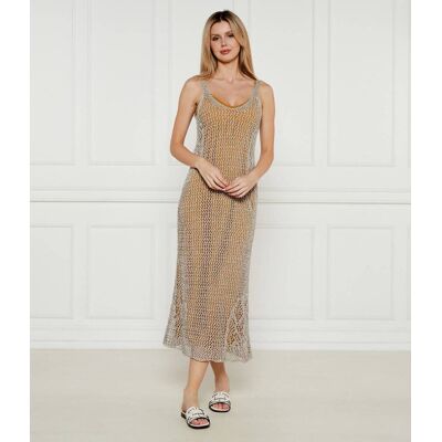 Pinko Sukienka VIGGIANO beżowy XS Pinko Sukienka VIGGIANO beżowy XS