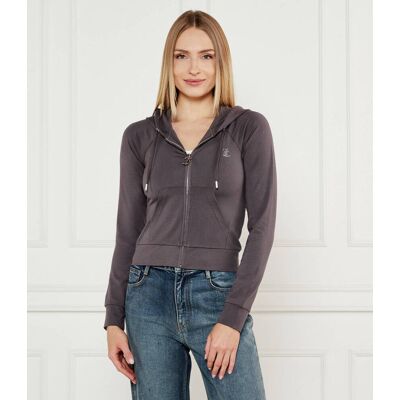 Juicy Couture Bluza OLA Slim Fit grafitowy XL Juicy Couture Bluza OLA Slim Fit grafitowy XL