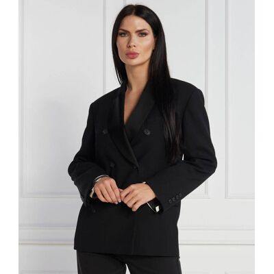 Pinko Marynarka Regular Fit z dodatkiem wełny czarny 38 Pinko Marynarka Regular Fit z dodatkiem wełny czarny 38