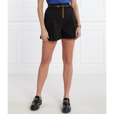 Patrizia Pepe Szorty Regular Fit high waist czarny 38 Patrizia Pepe Szorty Regular Fit high waist czarny 38