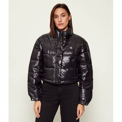 Calvin Klein Jeans Kurtka Cropped Fit czarny S Calvin Klein Jeans Kurtka Cropped Fit czarny S