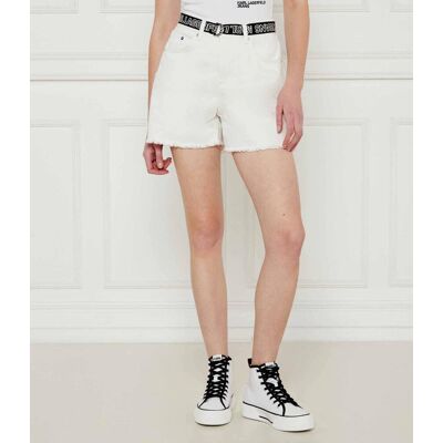 Karl Lagerfeld Jeans Szorty Regular Fit biały 30 Karl Lagerfeld Jeans Szorty Regular Fit biały 30