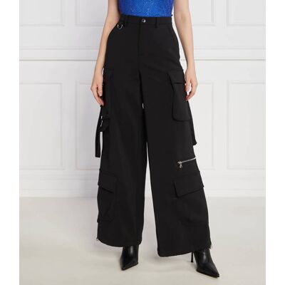 Patrizia Pepe Spodnie cargo Loose fit czarny 36 Patrizia Pepe Spodnie cargo Loose fit czarny 36