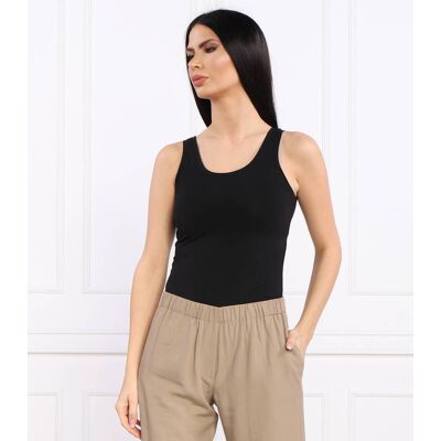 Spanx Top Cotton Control Slim Fit czarny M Spanx Top Cotton Control Slim Fit czarny M