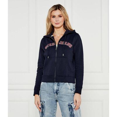 Guess Jeans Bluza COLLEGE Regular Fit granatowy L Guess Jeans Bluza COLLEGE Regular Fit granatowy L