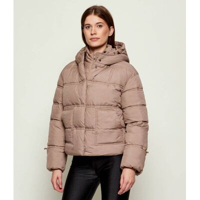 Guess Kurtka NEW DAISY Regular Fit beżowy XS Guess Kurtka NEW DAISY Regular Fit beżowy XS