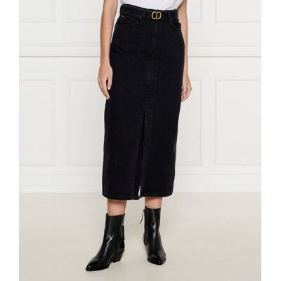 TWINSET Jeansowa spódnica czarny 42 TWINSET Jeansowa spódnica czarny 42