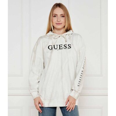 Guess ACTIVE Bluza Relaxed fit beżowy XXS Guess ACTIVE Bluza Relaxed fit beżowy XXS