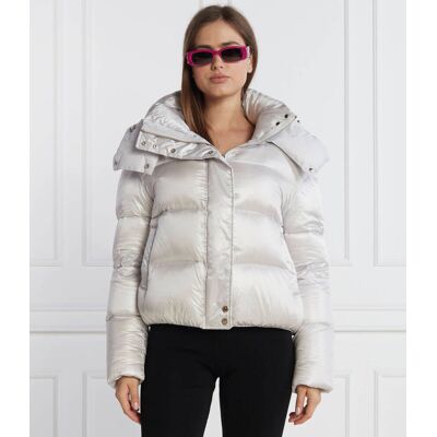 Patrizia Pepe Puchowa kurtka Regular Fit biały 44 Patrizia Pepe Puchowa kurtka Regular Fit biały 44
