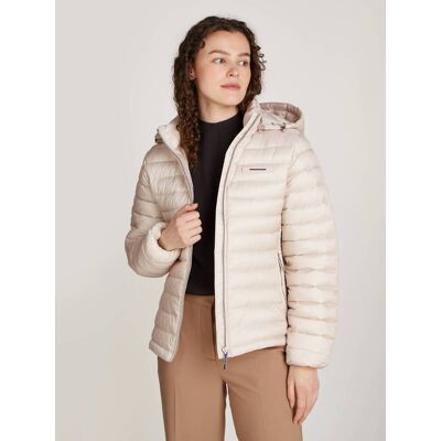 Calvin Klein Kurtka Regular Fit ecru M Calvin Klein Kurtka Regular Fit ecru M