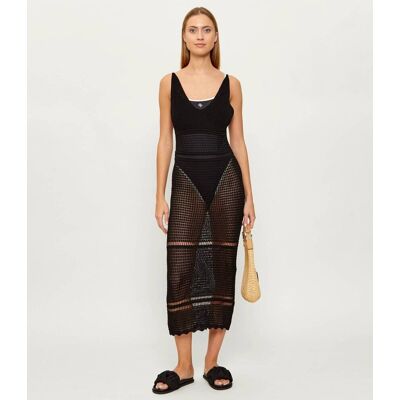 Guess Sukienka LUNA czarny L Guess Sukienka LUNA czarny L