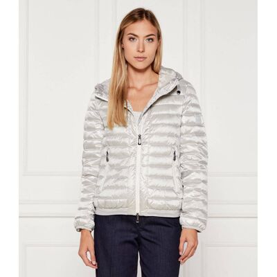 Marc Cain Puchowa kurtka Loose fit srebrny 34 Marc Cain Puchowa kurtka Loose fit srebrny 34