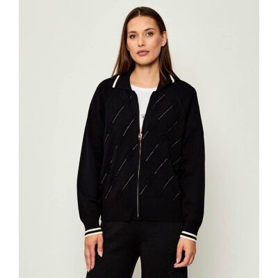 Liu Jo Sport Sweter Regular Fit czarny M Liu Jo Sport Sweter Regular Fit czarny M
