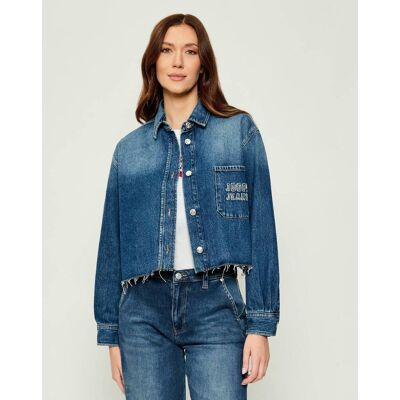 Joop! Jeans Jeansowa kurtka Udela Cropped Fit niebieski S Joop! Jeans Jeansowa kurtka Udela Cropped Fit niebieski S